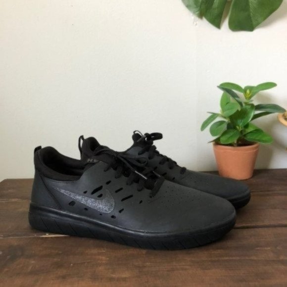 NEW Nike nyjah skateboard shoes blk size 9 - Picture 7 of 12